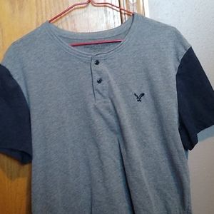 American Eagle Button Up t-shirt